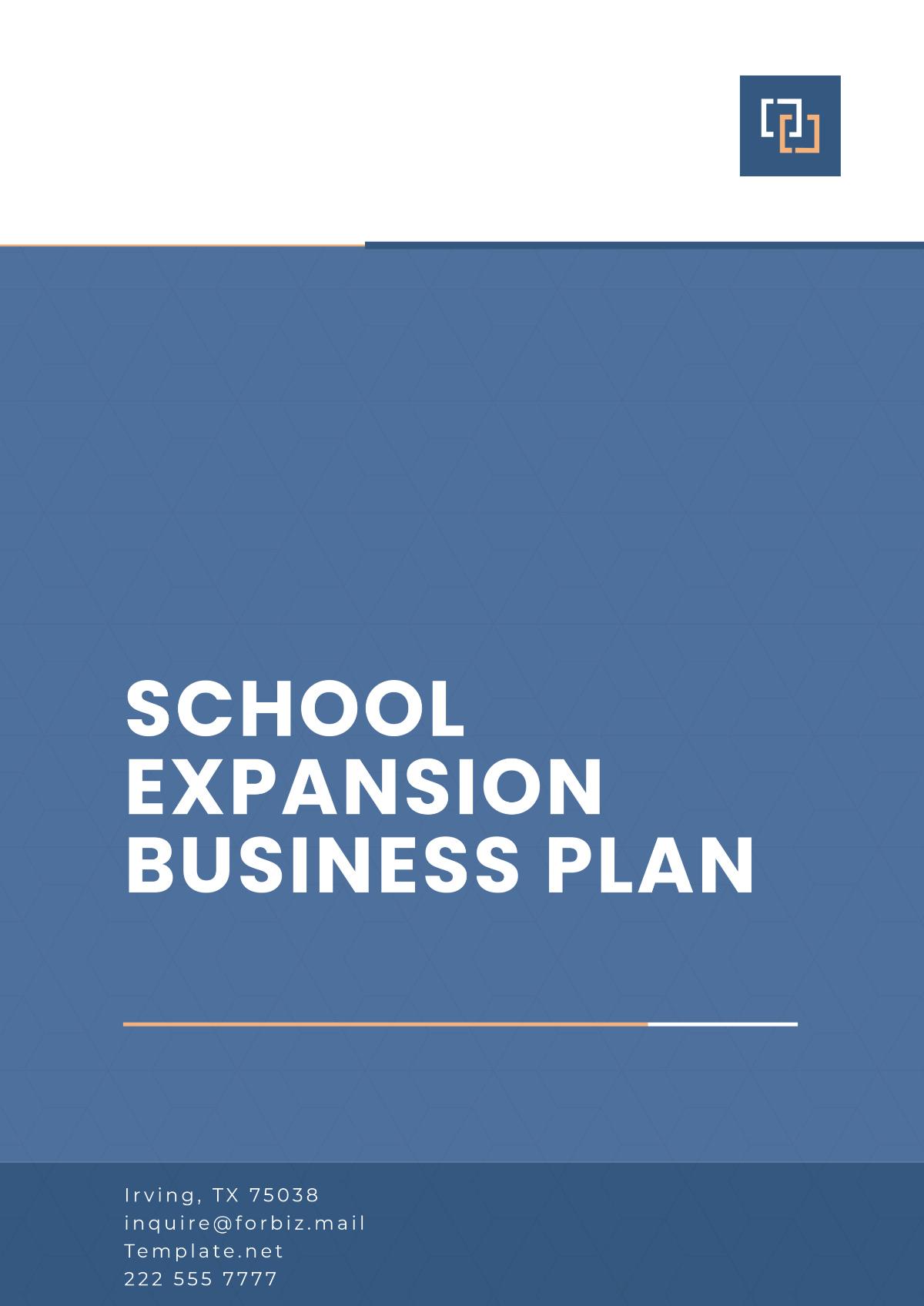 School Expansion Business Plan Template - Edit Online & Download