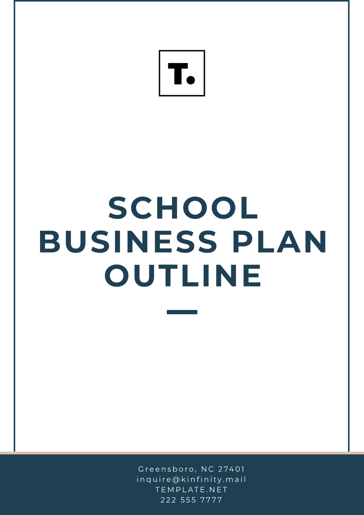 School Business Plan Outline Template - Edit Online & Download