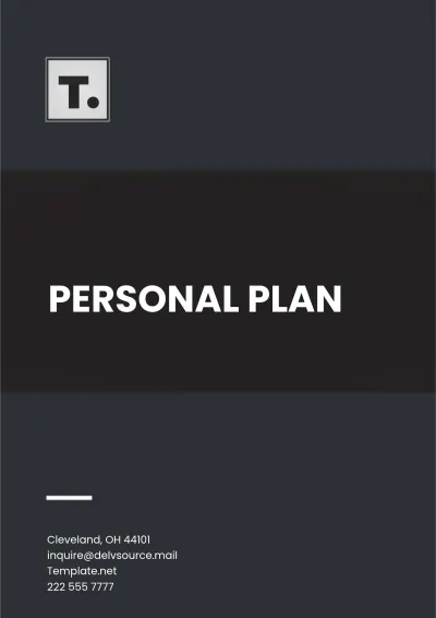 Free Personal Plan Template to Edit Online