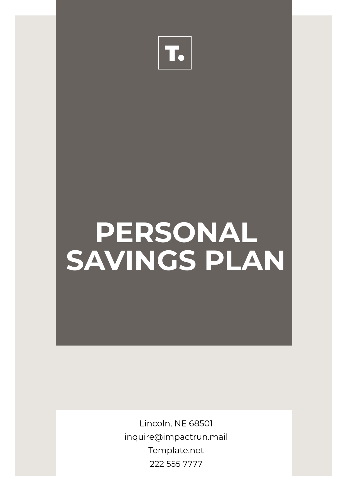 Personal Savings Plan Template - Edit Online & Download