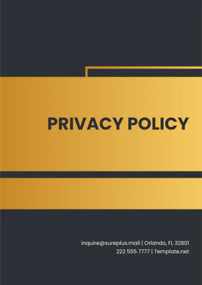 Free Privacy Policy Template to Edit Online