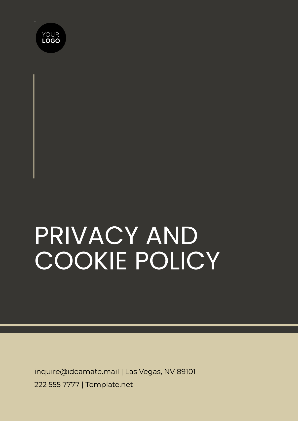 Privacy and Cookie Policy Template - Edit Online & Download