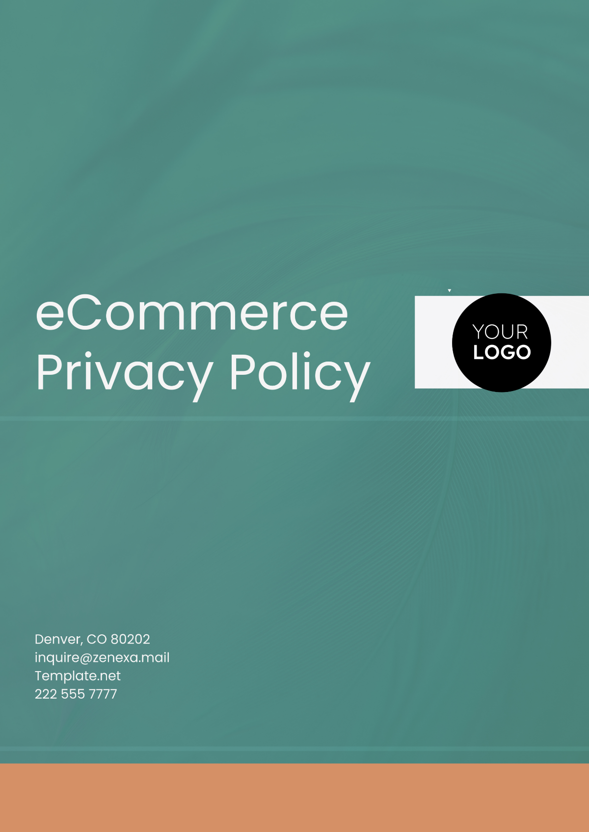 eCommerce Privacy Policy Template - Edit Online & Download