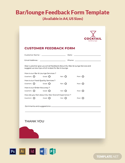 18+ Customer Feedback Form Templates - Free Downloads | Template.net