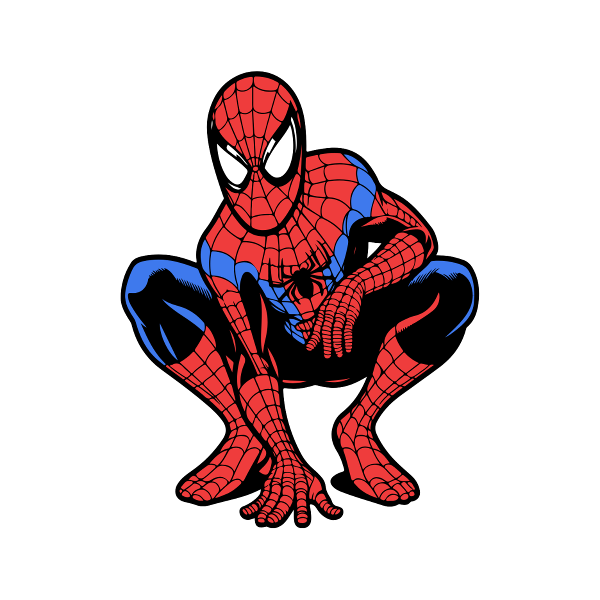 Free Simple Spiderman Clipart Template - Edit Online & Download