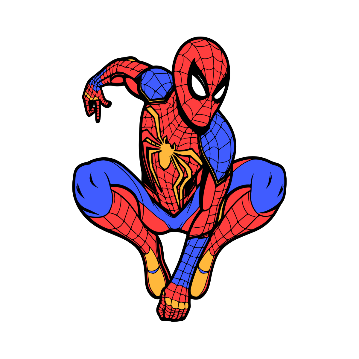 Free Colorful Spiderman Clipart Template - Edit Online & Download