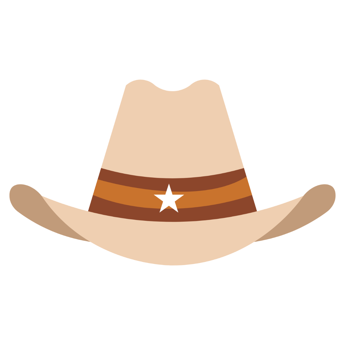 Free Simple Cowboy Hat Clipart Template - Edit Online & Download