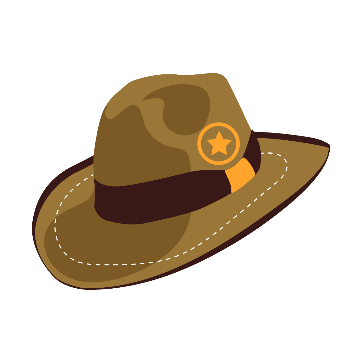 Free Cute Cowboy Hat Clipart Template - Edit Online & Download