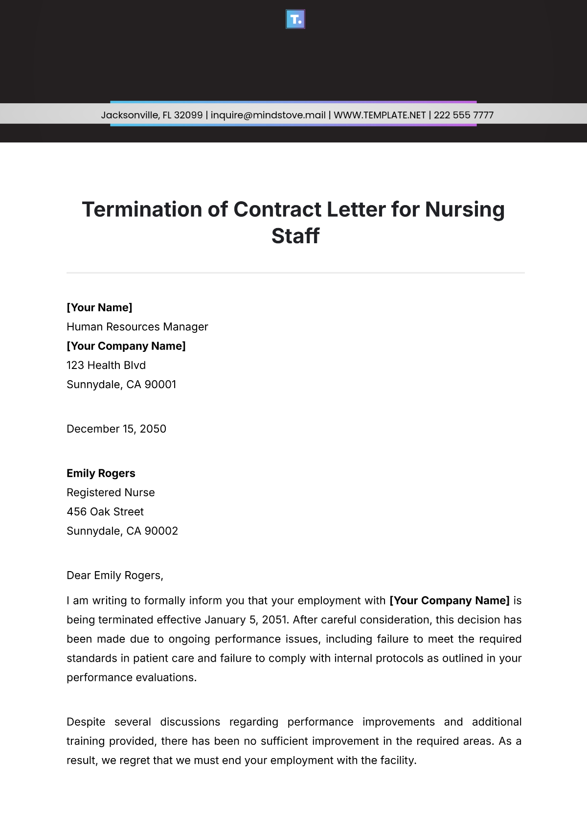 Gym Membership Cancellation Letter