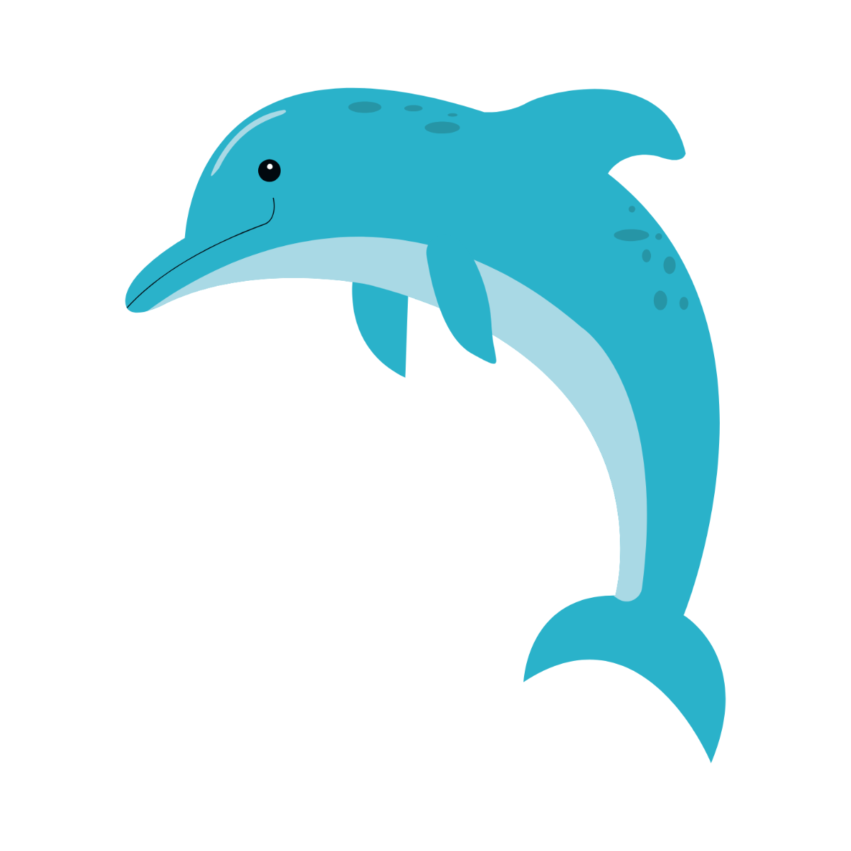 Colorful Dolphin Clipart - Edit Online | Template.net