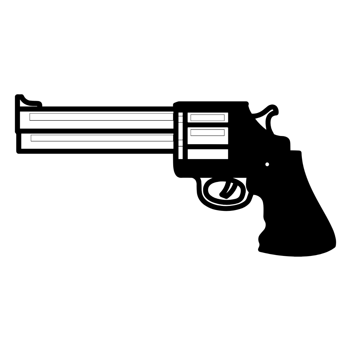 Simple Gun Clipart - Edit Online | Template.net