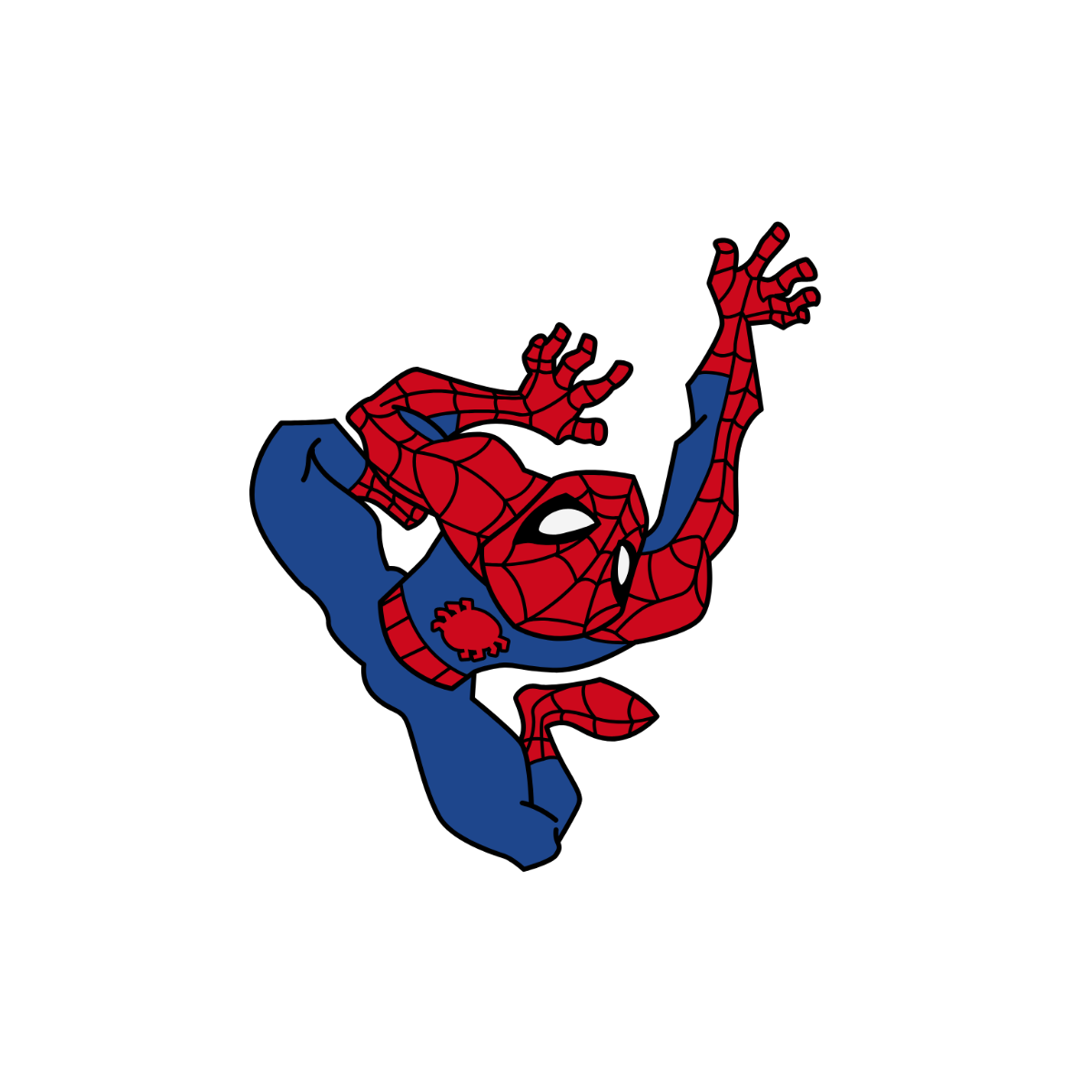 Free Spiderman Cartoon Clipart Template - Edit Online & Download