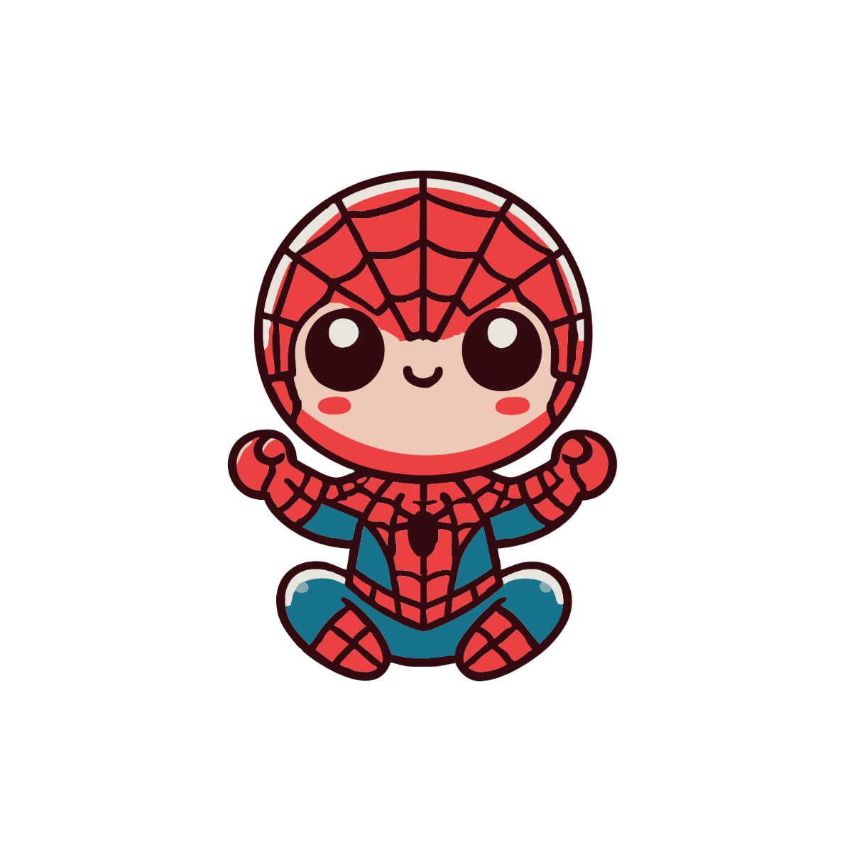 Free Cute Spiderman Clipart Template - Edit Online & Download