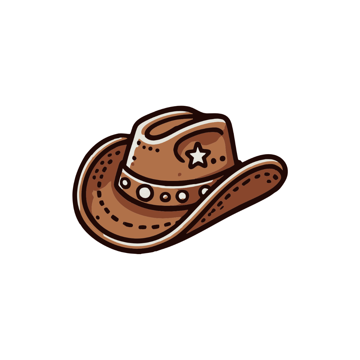 Free Western Cowboy Hat Clipart Template - Edit Online & Download