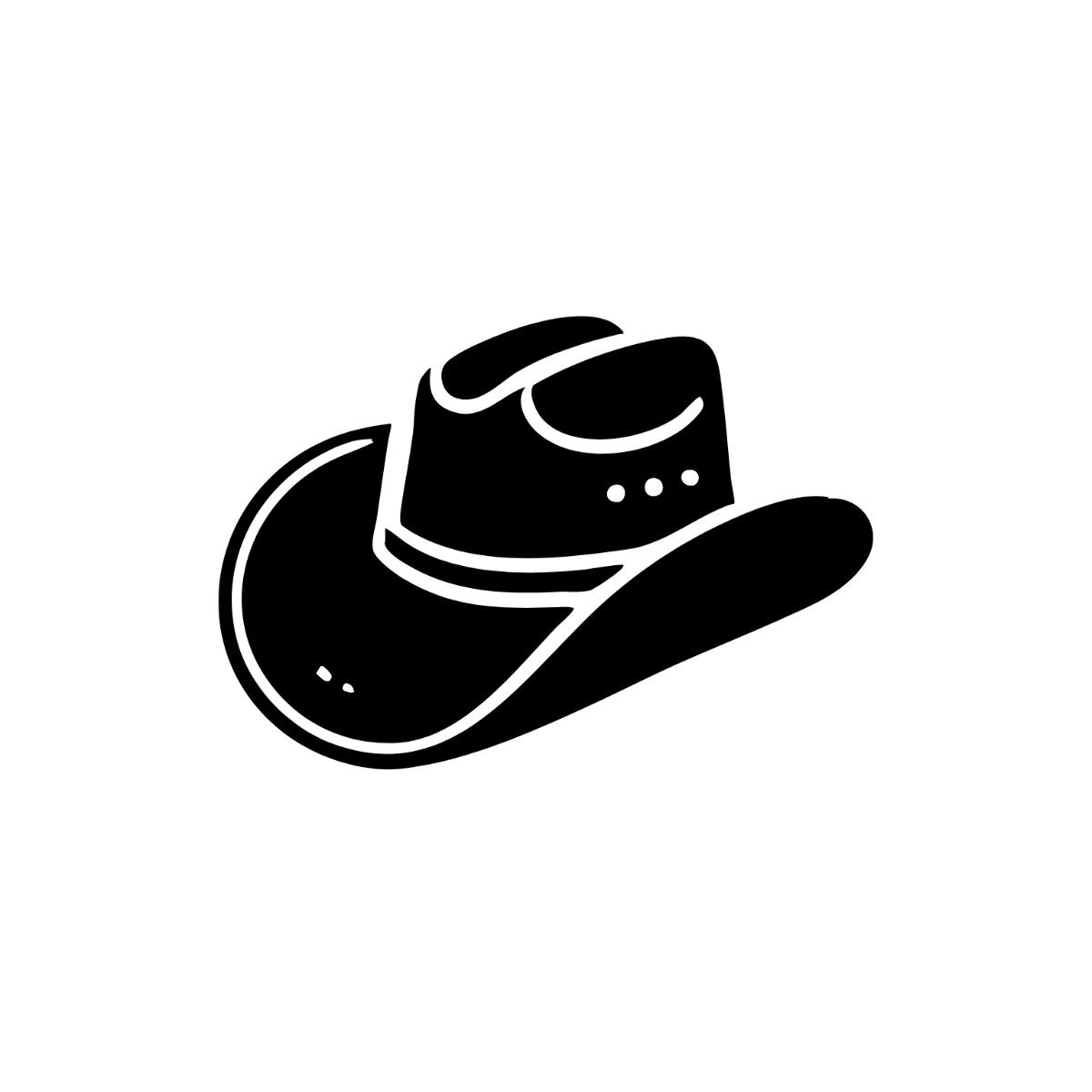 Free Black Cowboy Hat Clipart Template - Edit Online & Download