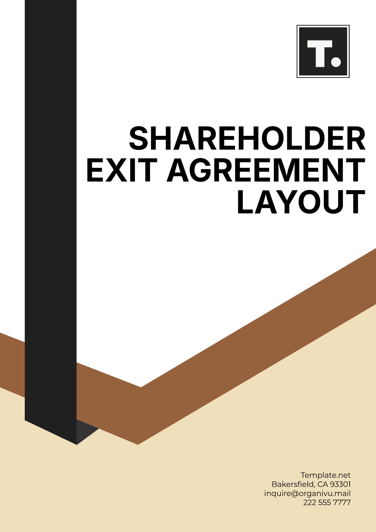 Shareholder Exit Agreement Layout Template - Edit Online & Download