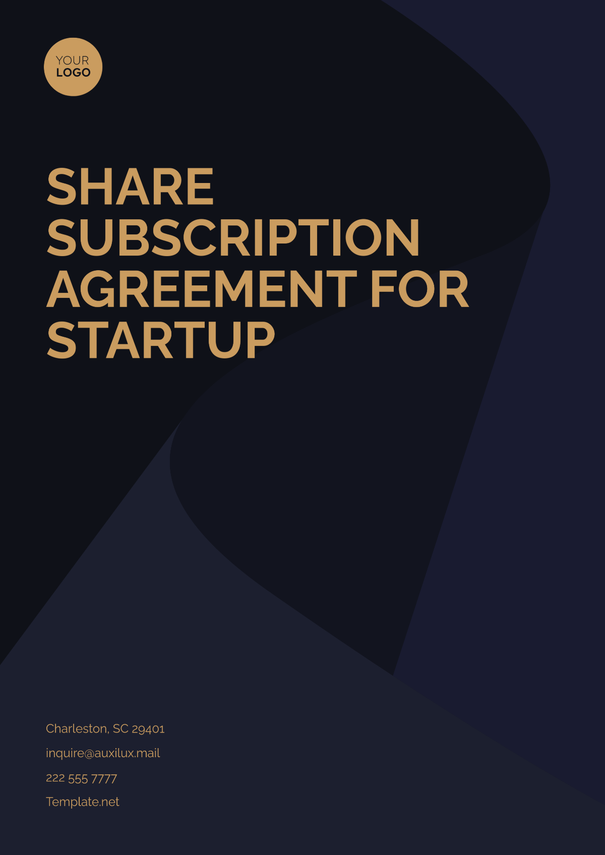 Share Subscription Agreement for Startup Template - Edit Online & Download