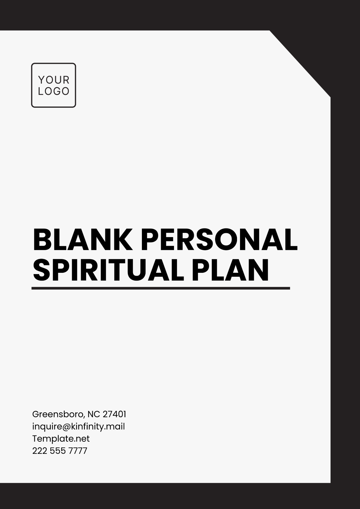 Blank Personal Spiritual Plan Template - Edit Online & Download