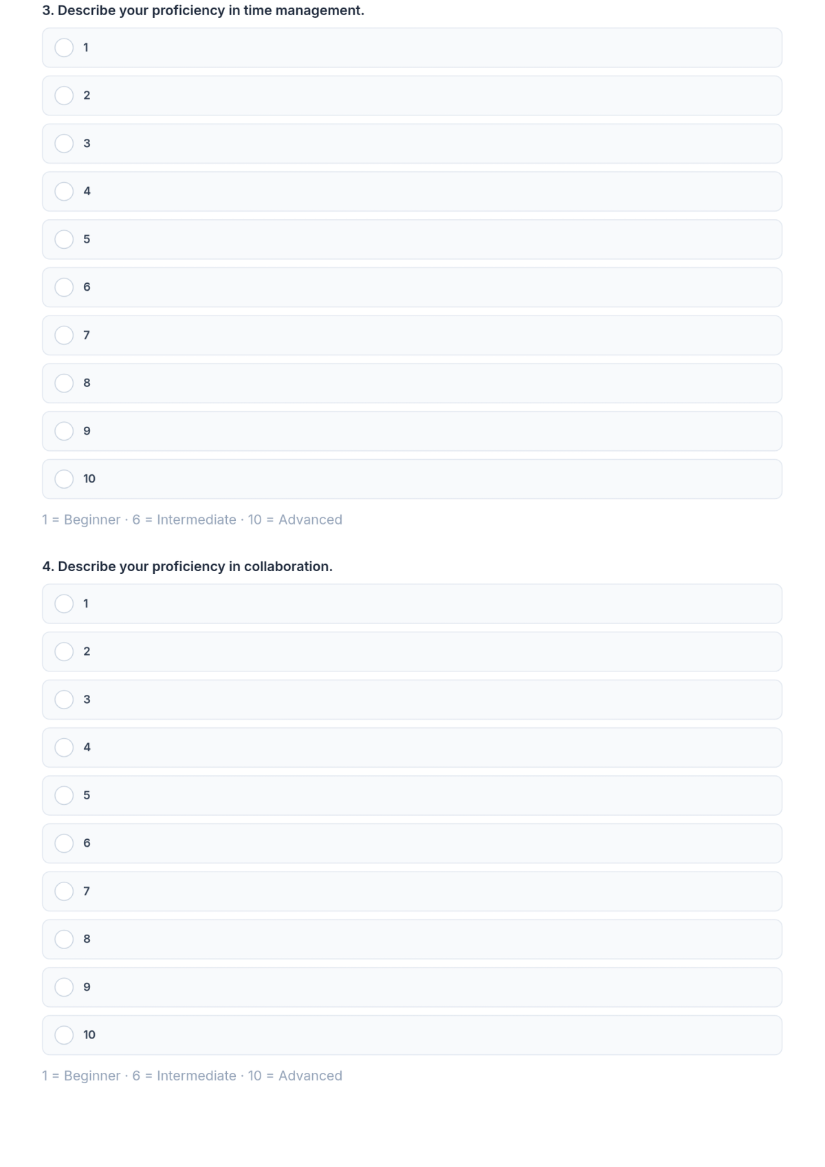 Free Employee Assessment Test Template & AI Maker