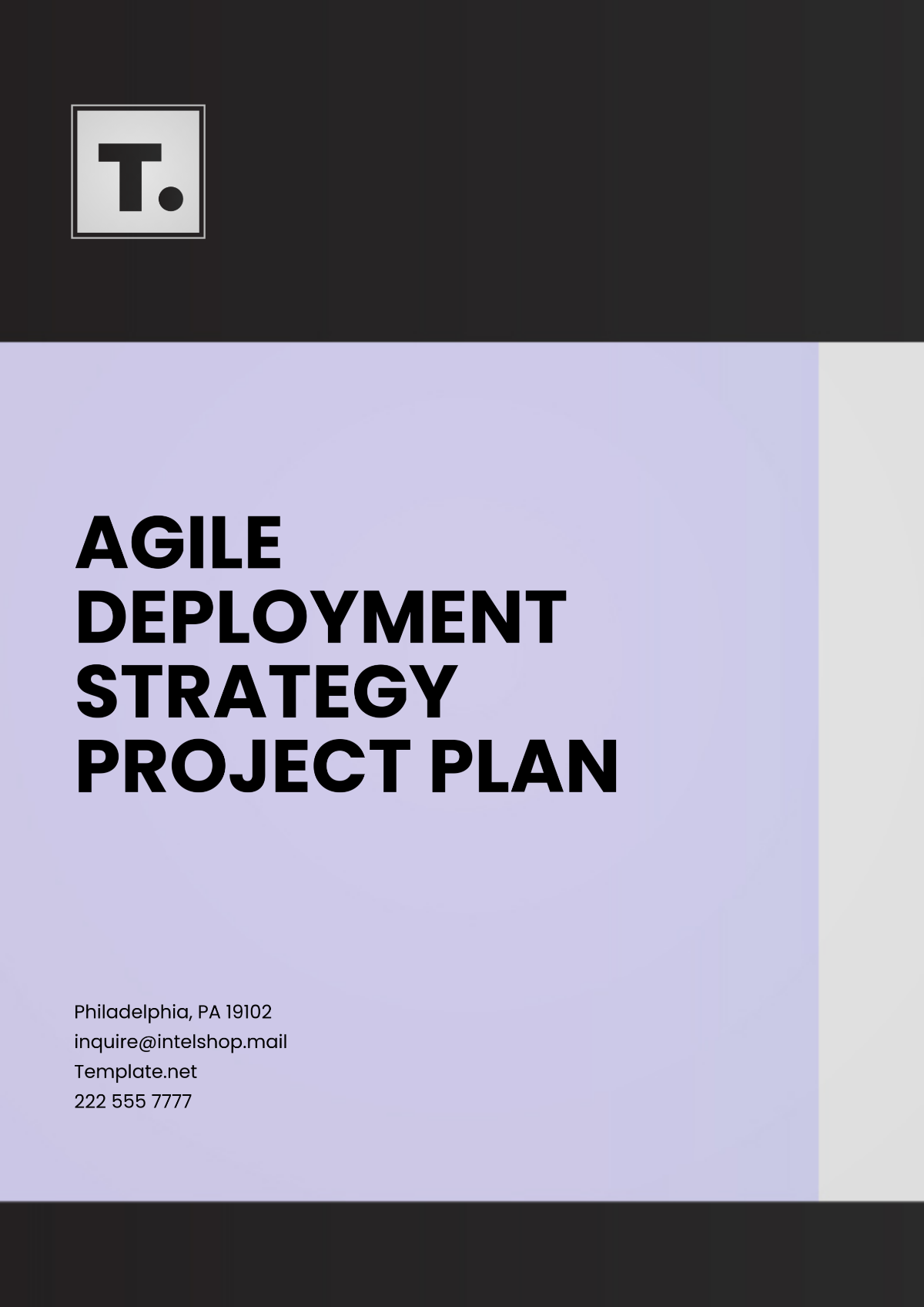 Agile Deployment Strategy Project Plan Template - Edit Online & Download