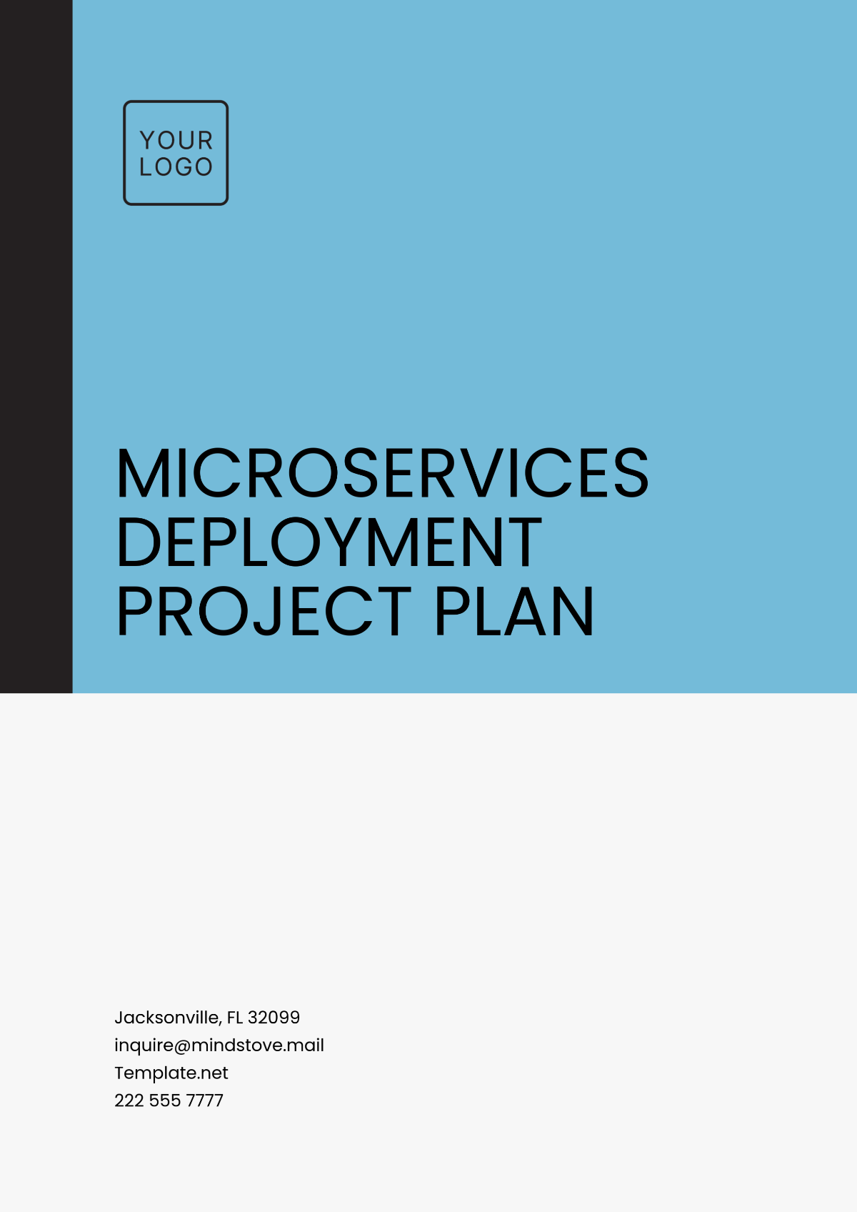 Microservices Deployment Project Plan Template - Edit Online & Download