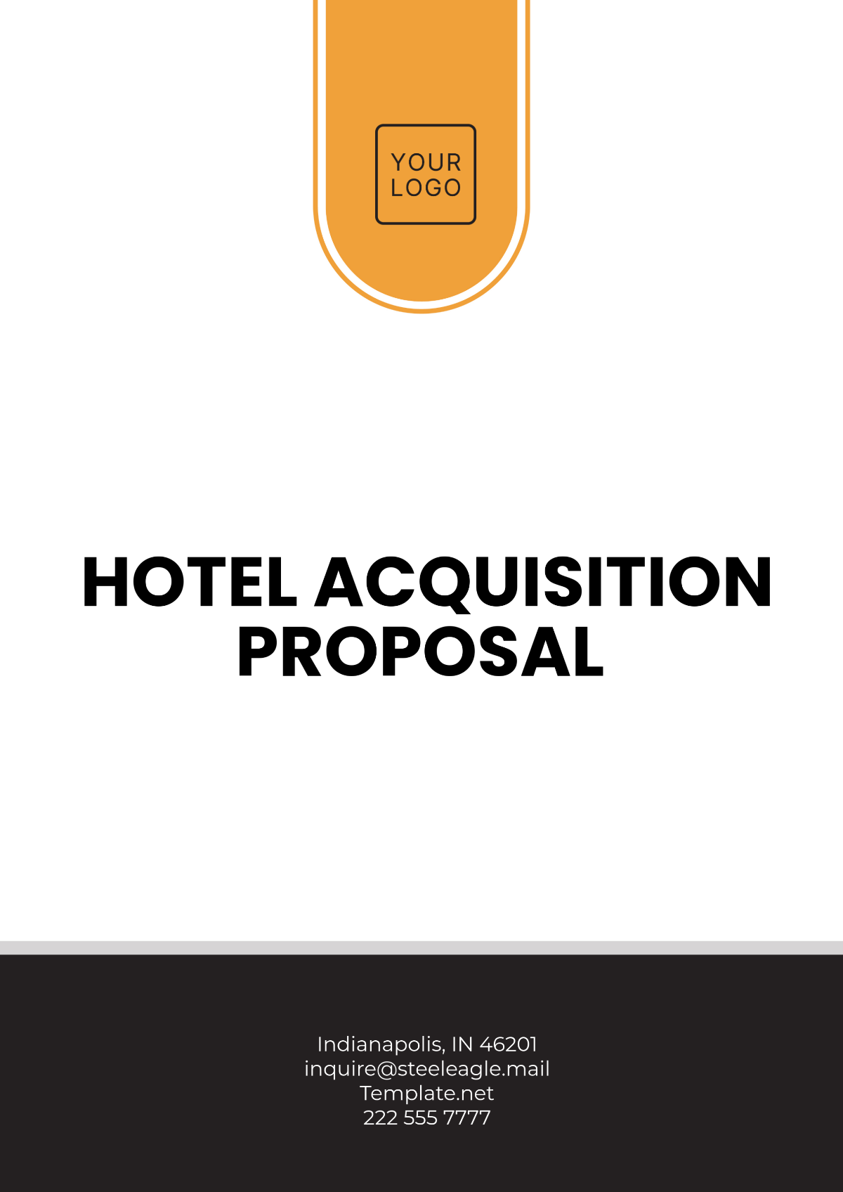 Hotel Acquisition Proposal Template - Edit Online & Download