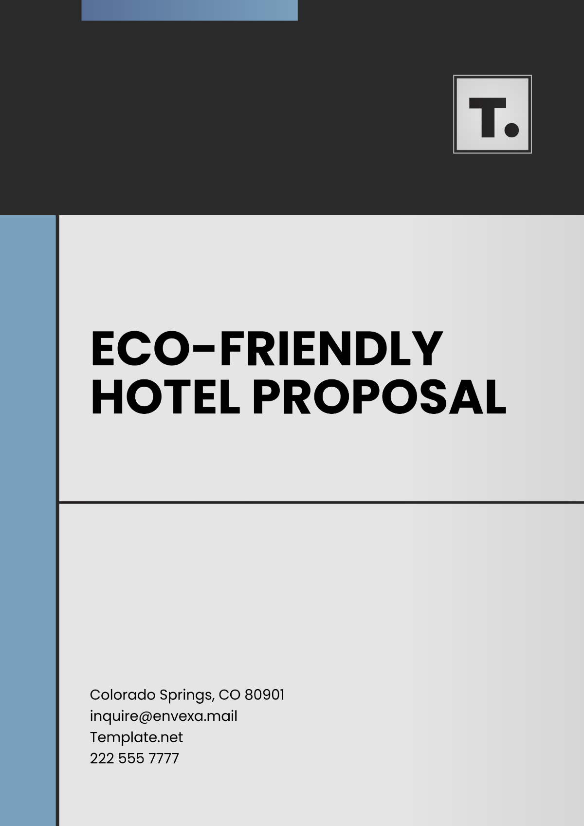 Eco-Friendly Hotel Proposal Template - Edit Online & Download