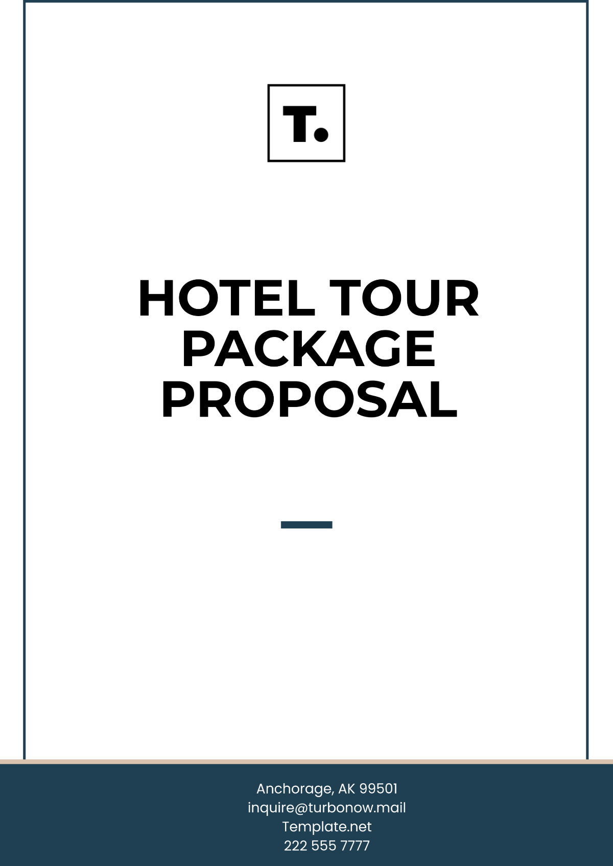 Hotel Tour Package Proposal Template - Edit Online & Download