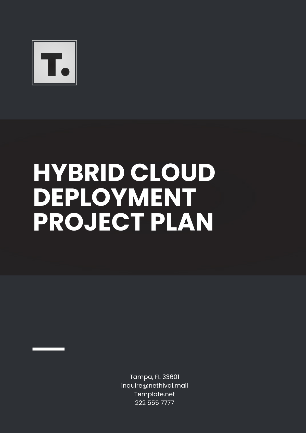 Hybrid Cloud Deployment Project Plan Template - Edit Online & Download