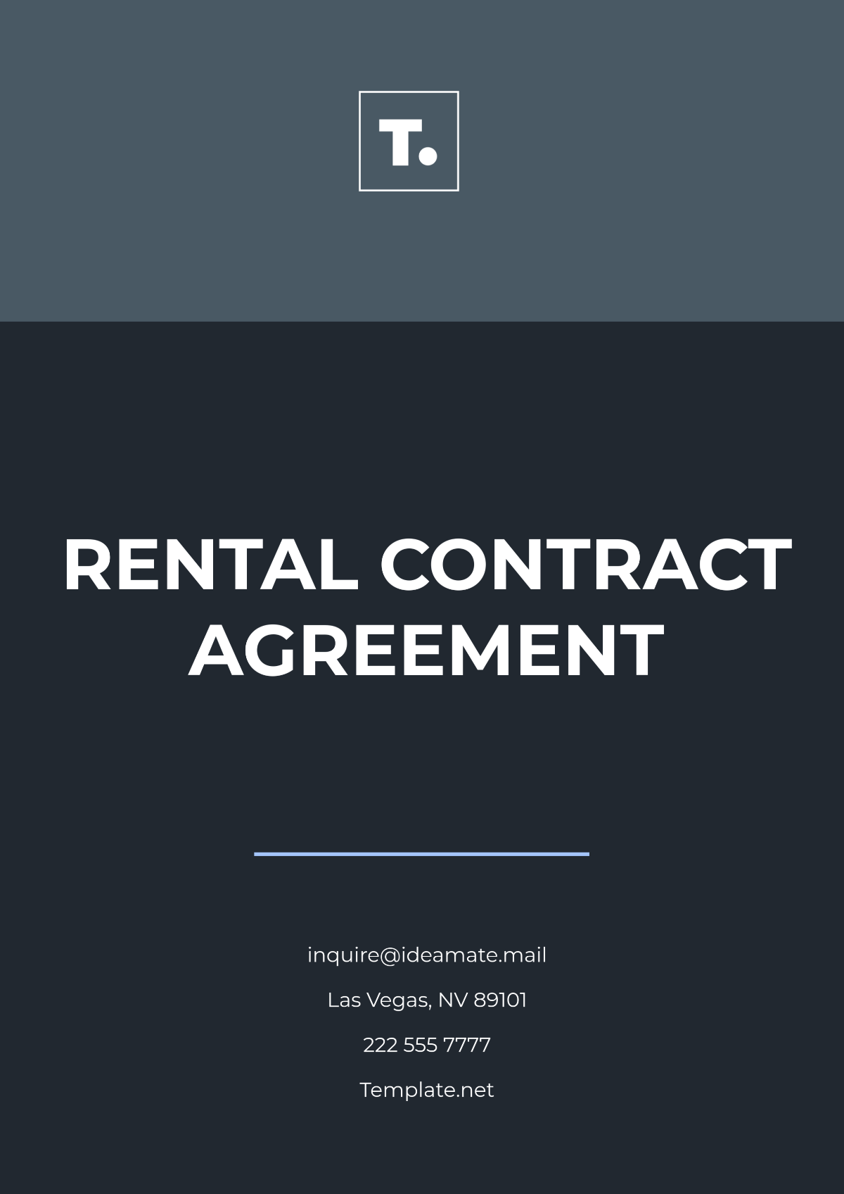 Rental Contract Agreement Template - Edit Online & Download