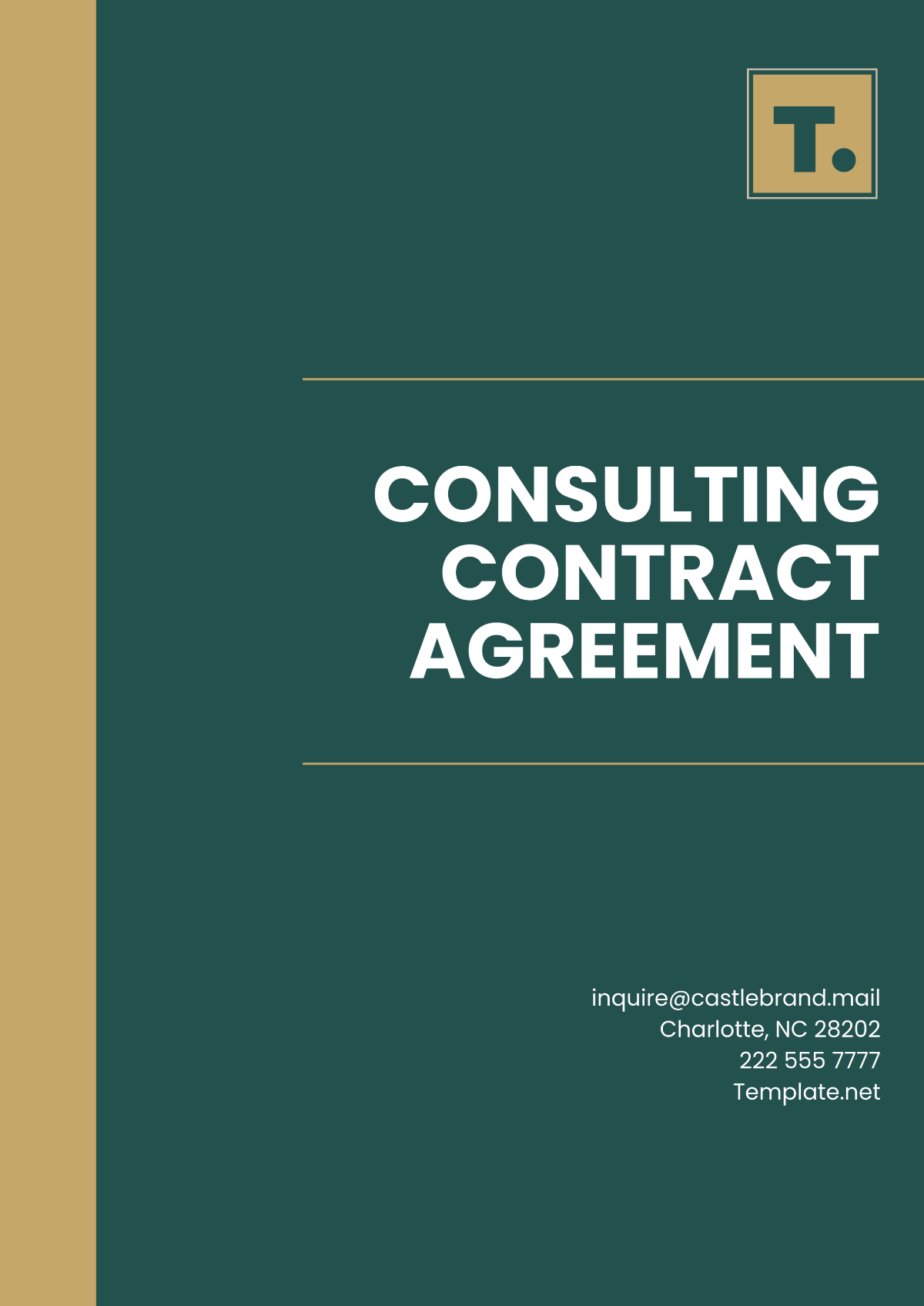 Consulting Contract Agreement Template - Edit Online & Download