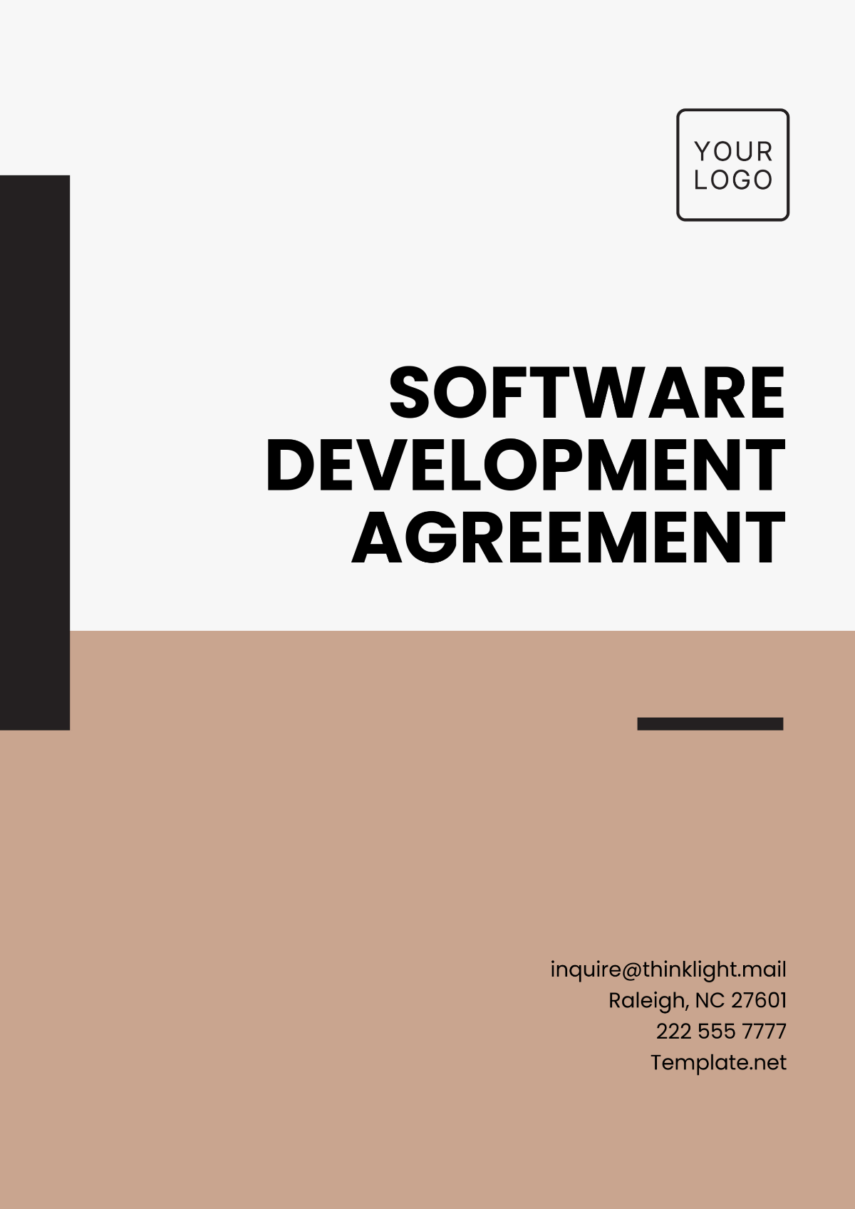 Software Development Agreement Template - Edit Online & Download