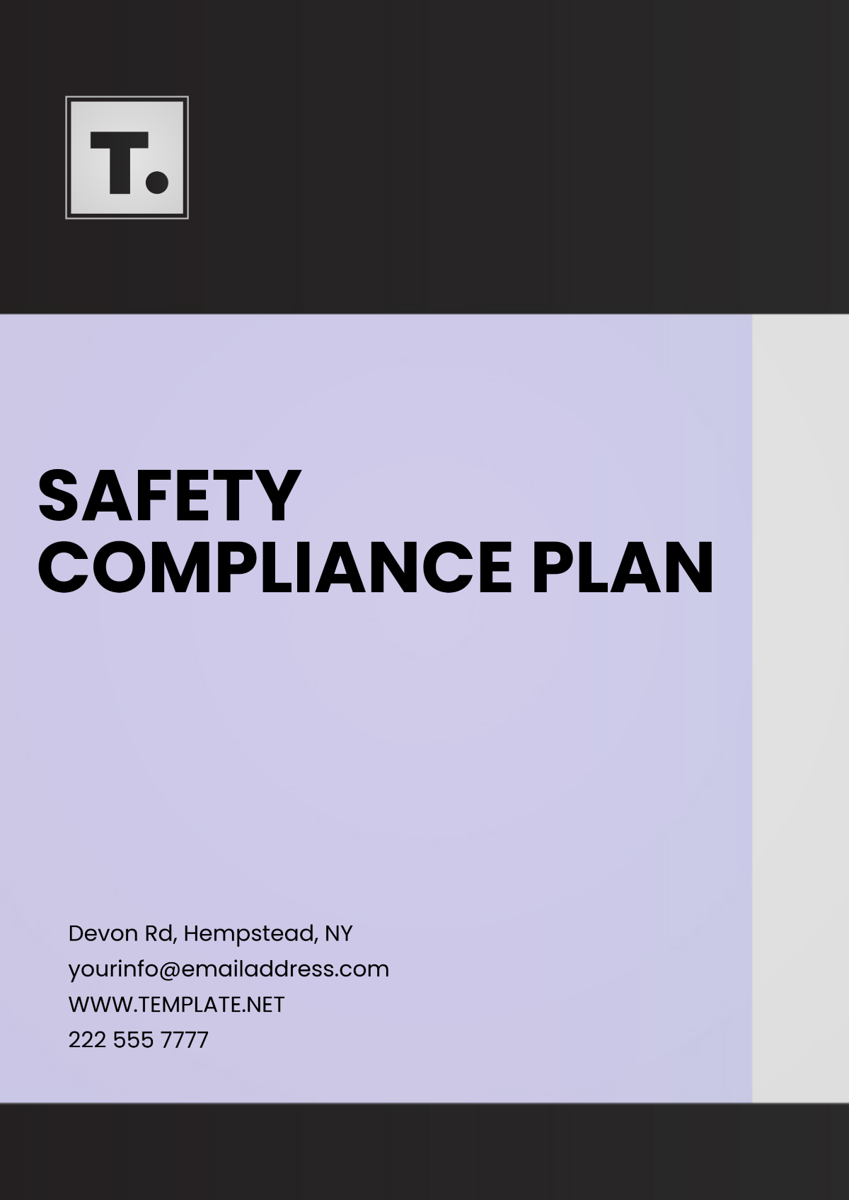 Safety Compliance Plan Template - Edit Online & Download