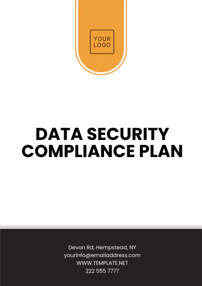 Free Data Security Compliance Plan Template to Edit Online