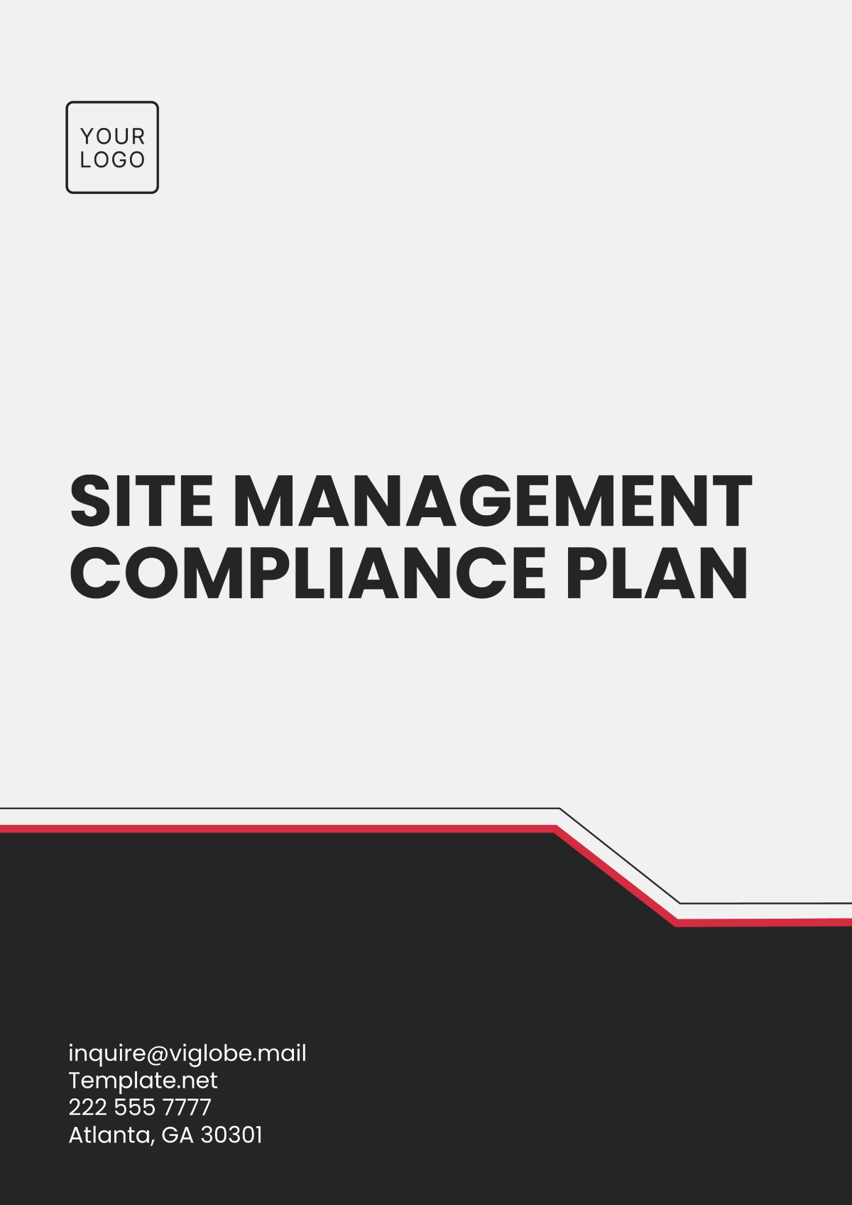 Site Management Compliance Plan Template - Edit Online & Download