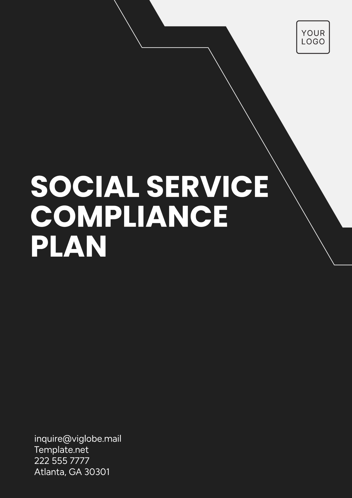 Social Service Compliance Plan Template - Edit Online & Download