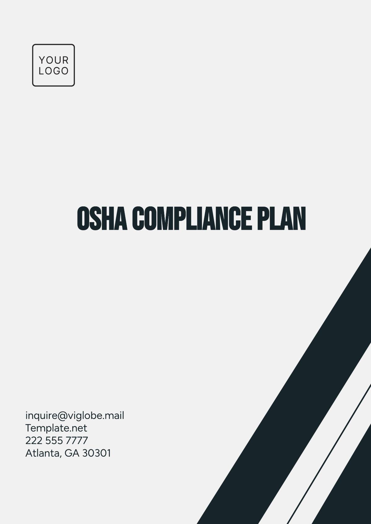 OSHA Compliance Plan Template - Edit Online & Download