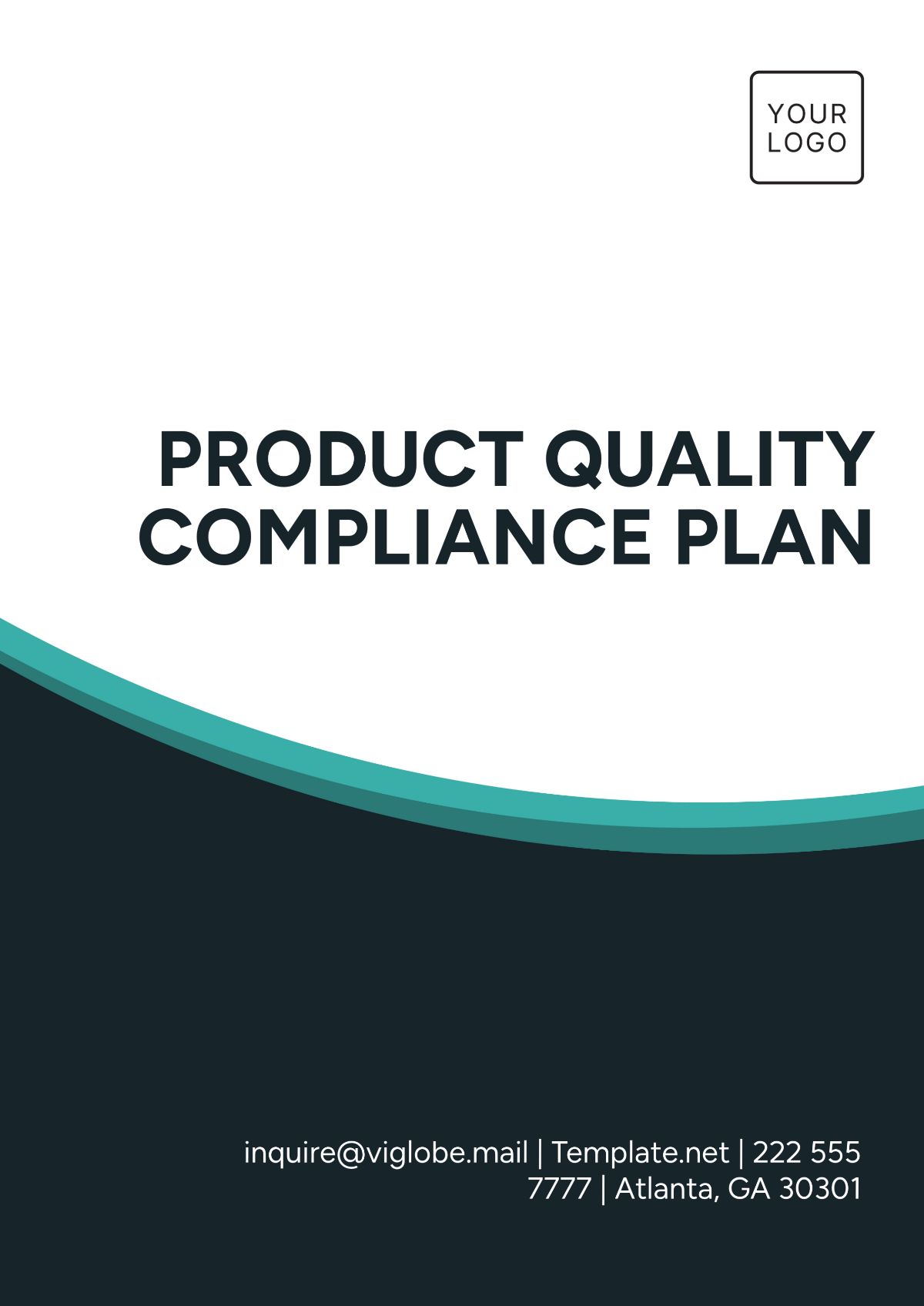 Product Quality Compliance Plan Template - Edit Online & Download