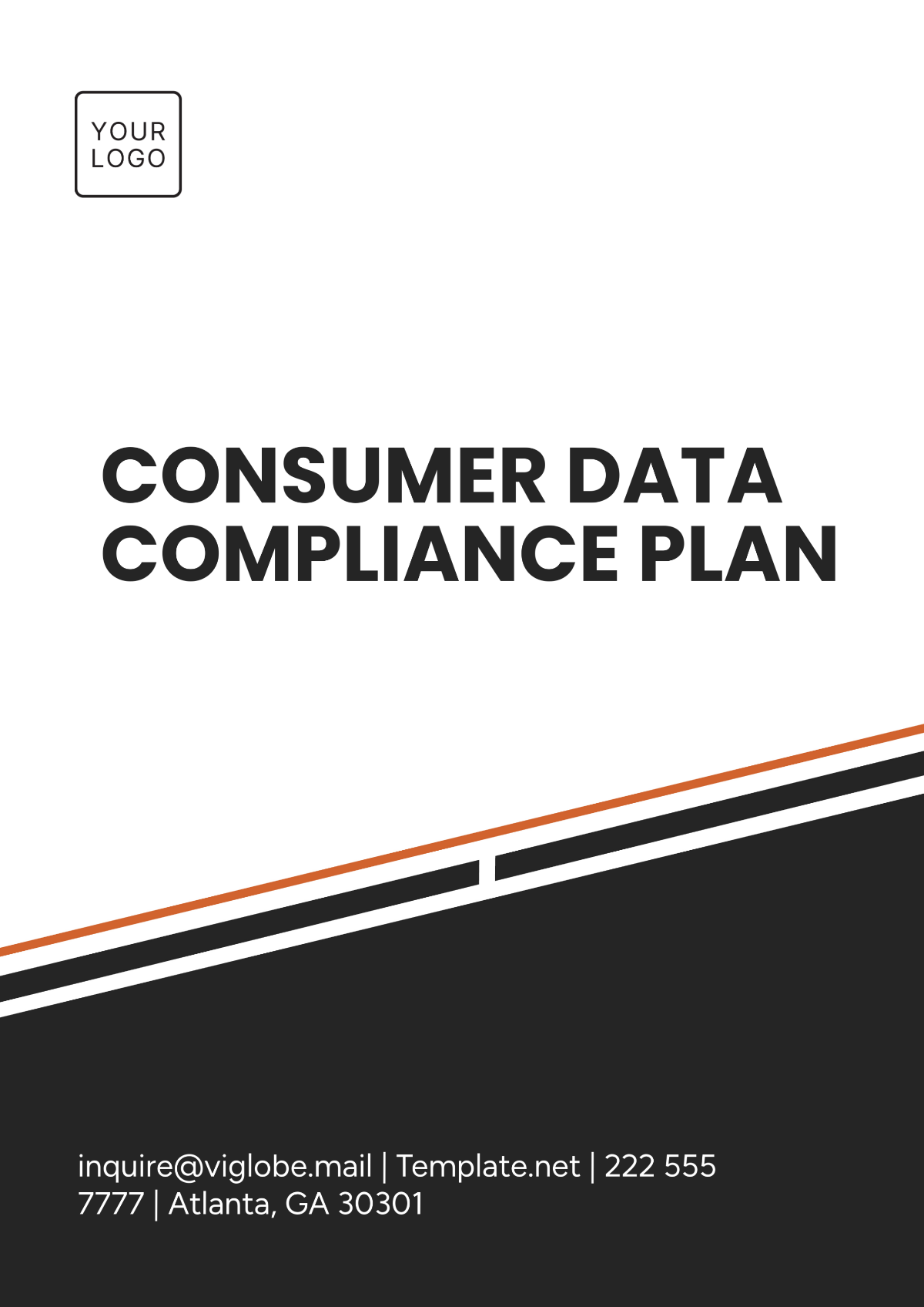 Consumer Data Compliance Plan Template - Edit Online & Download