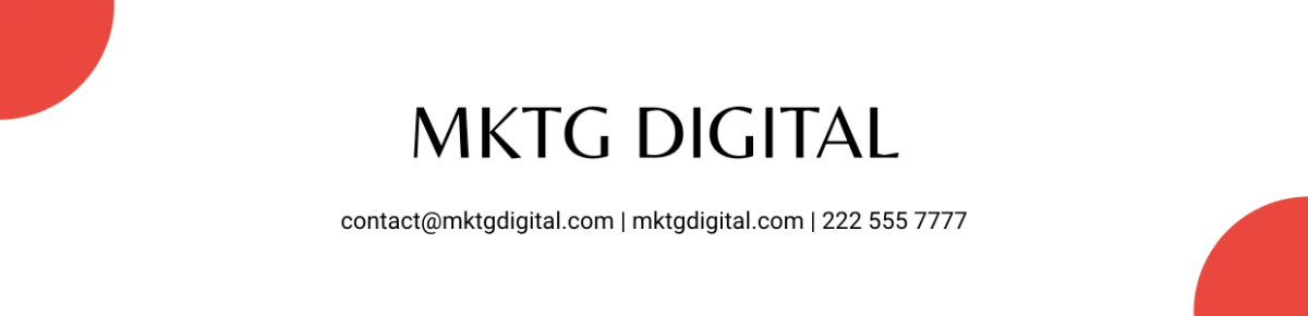 Free Minimalist Header Template to Edit Online
