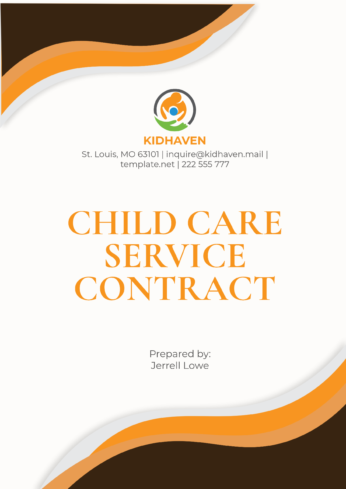 Child Care Service Contract Template - Edit Online & Download