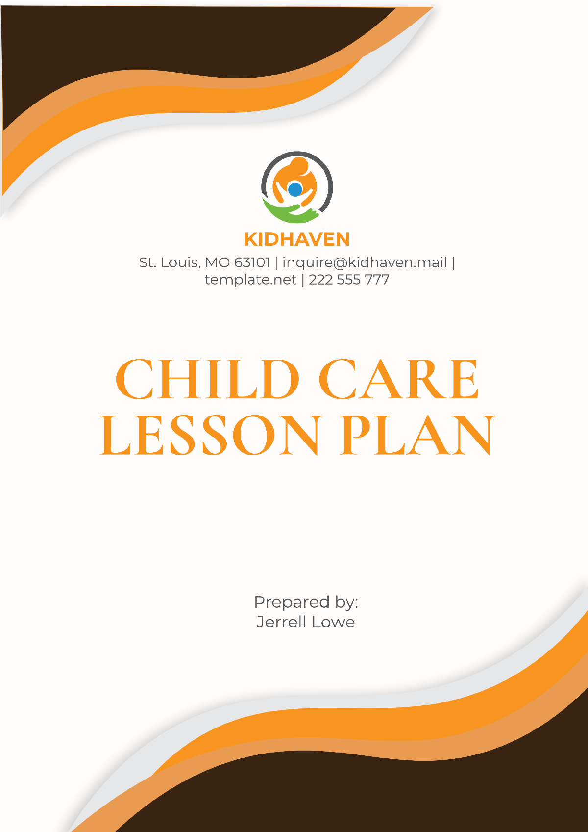 Child Care Lesson Plan Template - Edit Online & Download