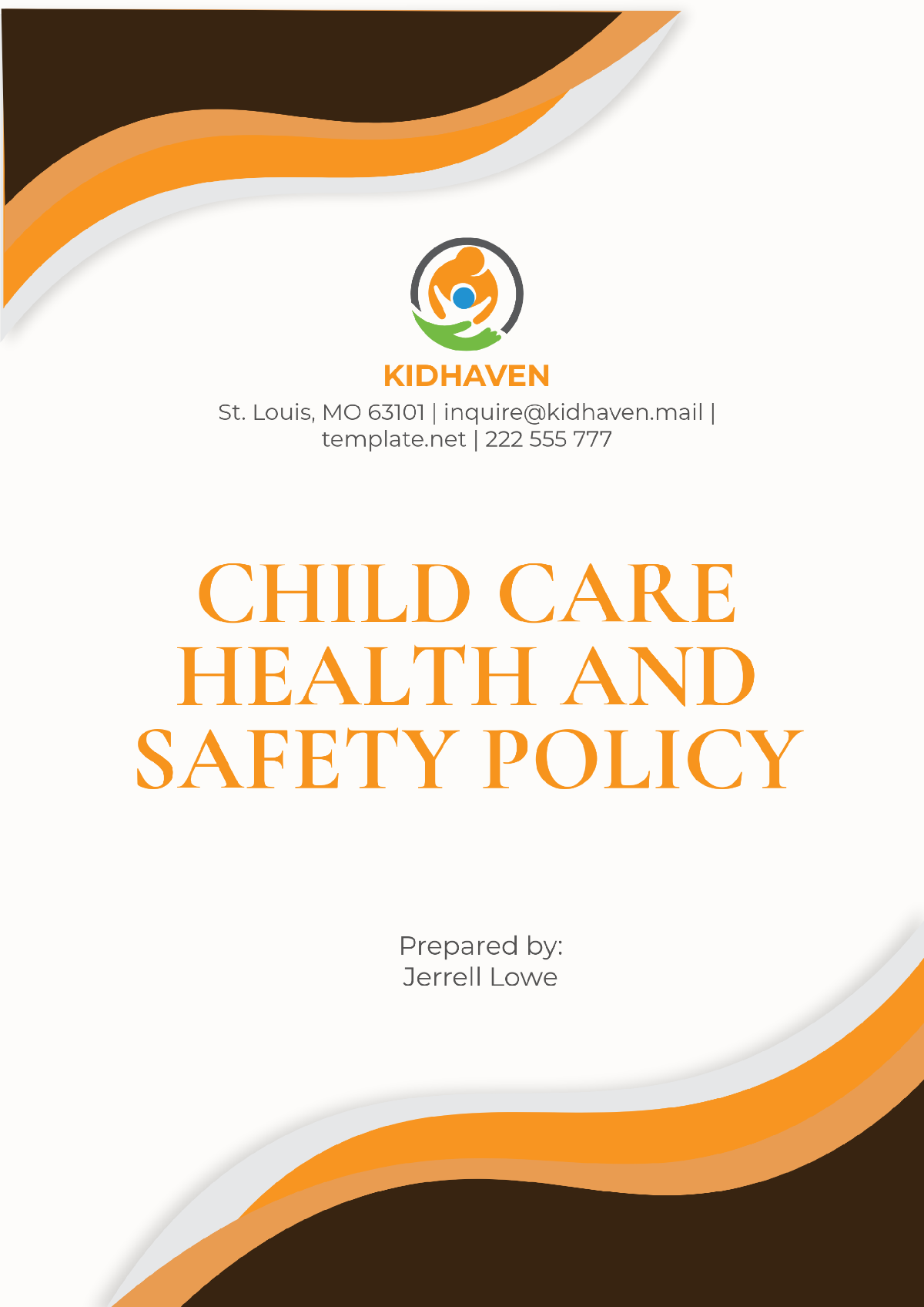 Child Care Health and Safety Policy Template - Edit Online & Download