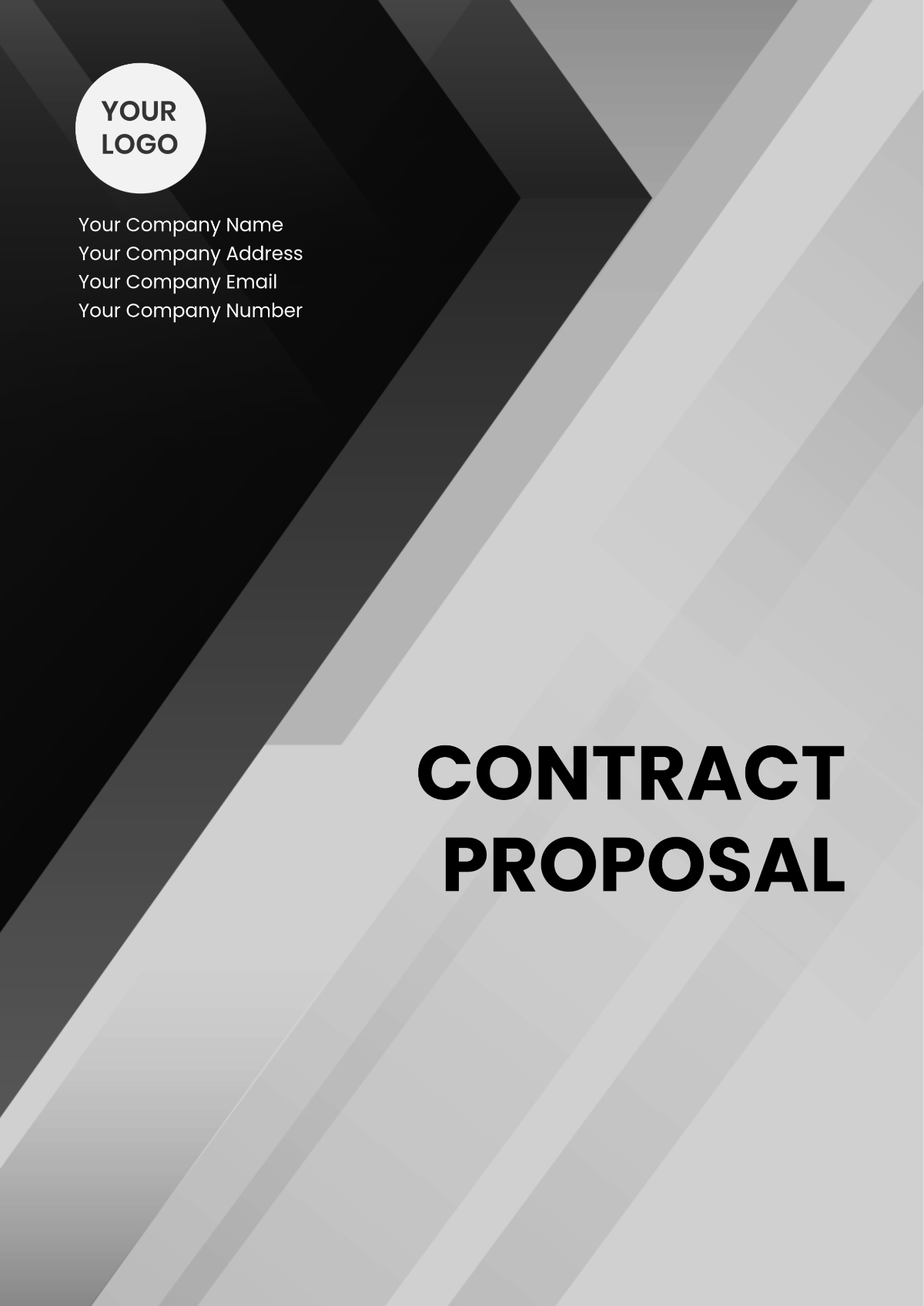 Blank Professional Contract Proposal Template - Edit Online & Download