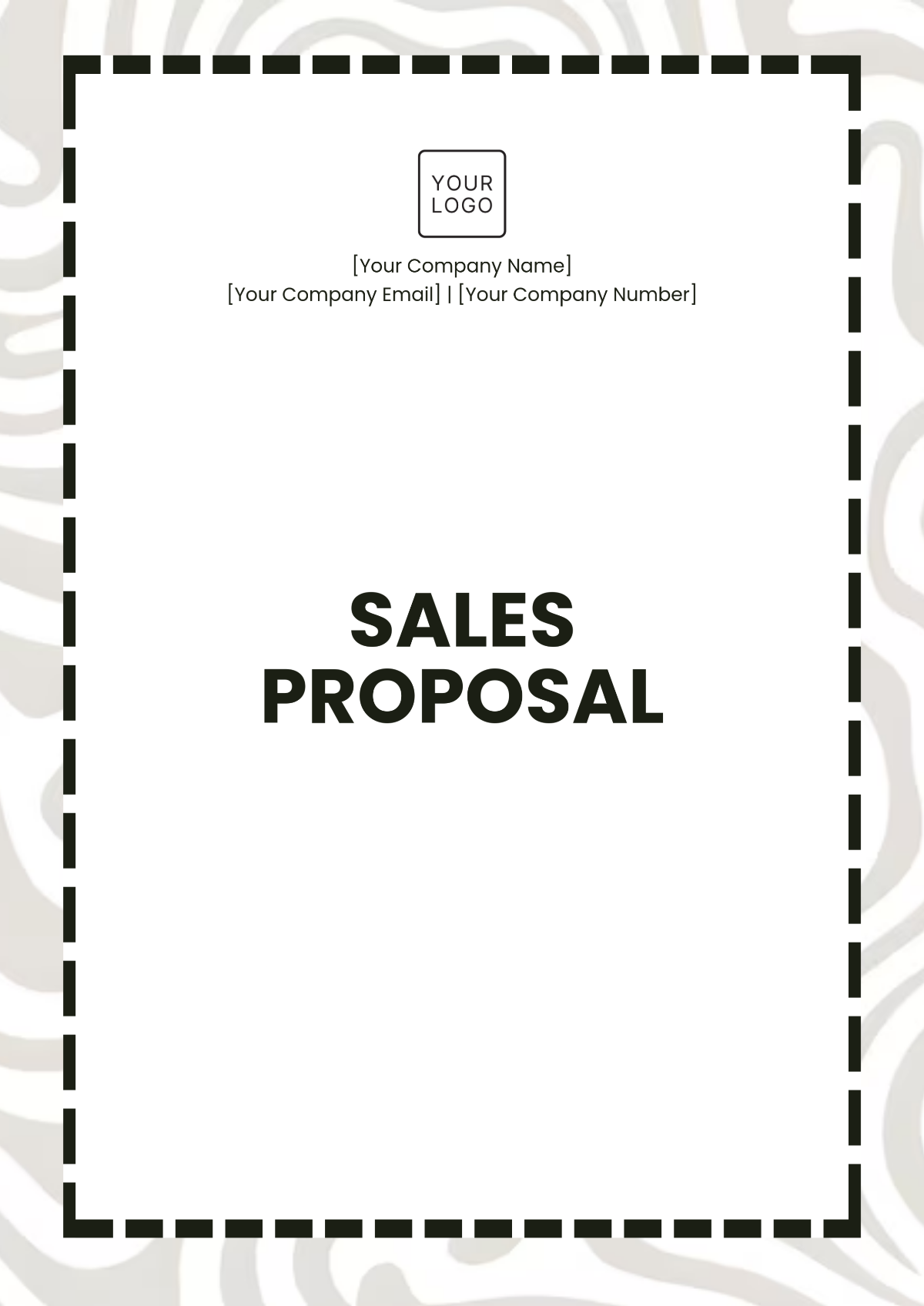 Blank Sales Proposal Template - Edit Online & Download