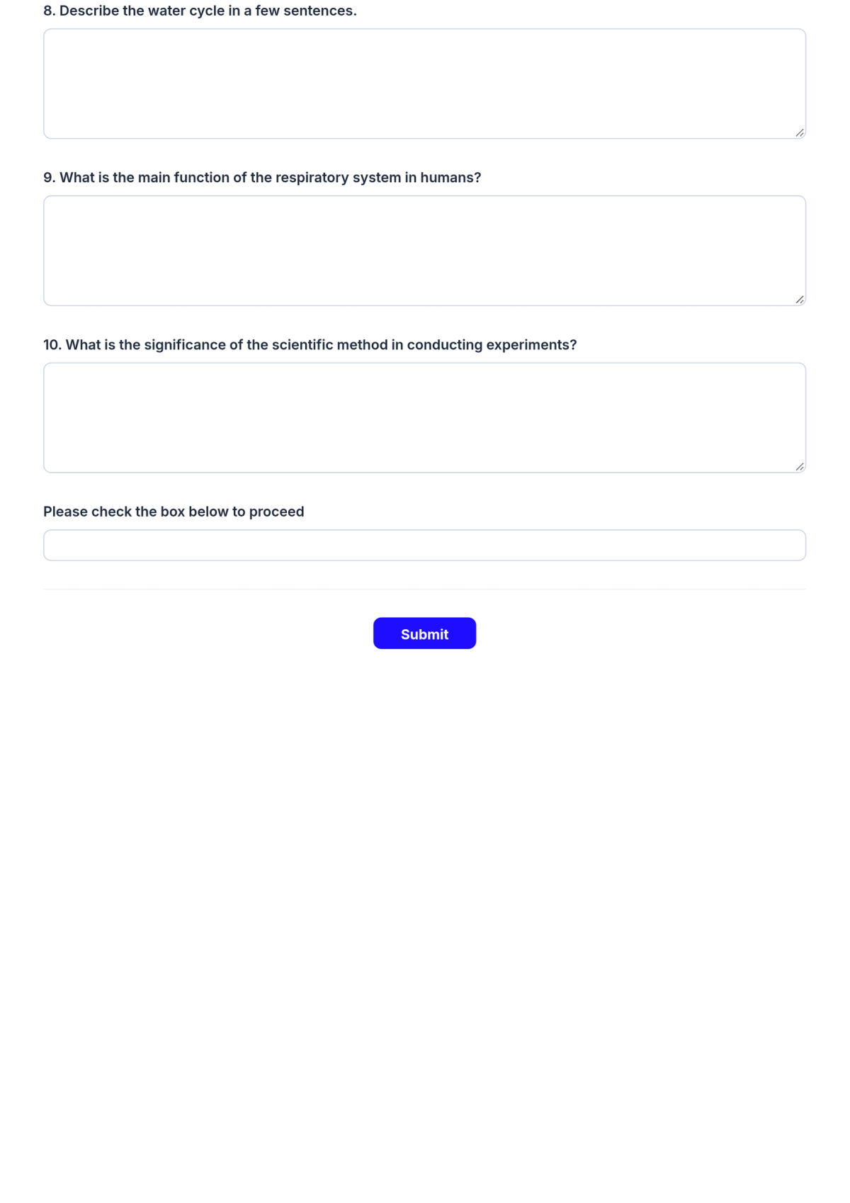 Free Science Exam Template & AI Science Exam Maker Free Science Exam Template & AI Science Exam Maker