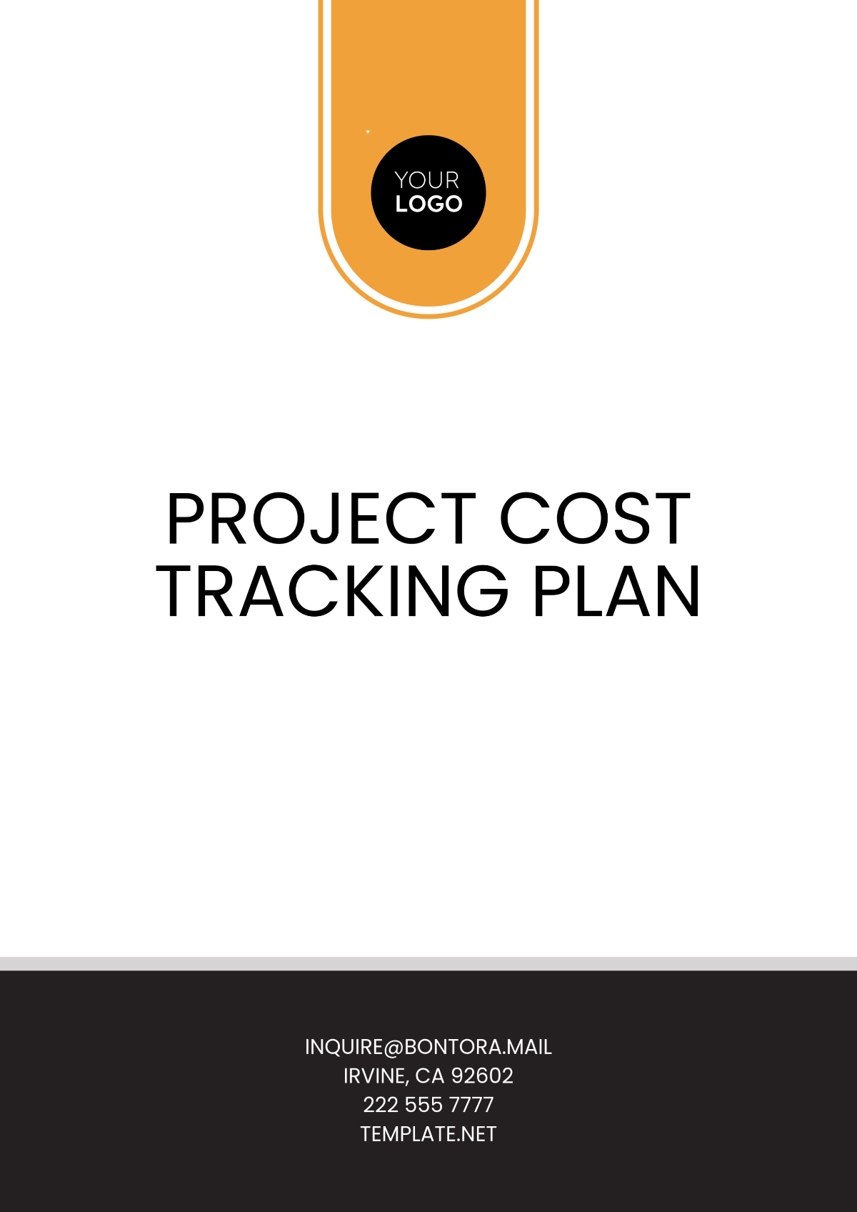 Project Cost Tracking Plan Template - Edit Online & Download