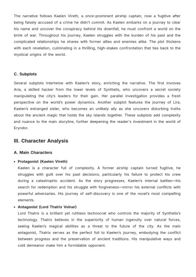 Free Fiction Book Review Design Template to Edit Online