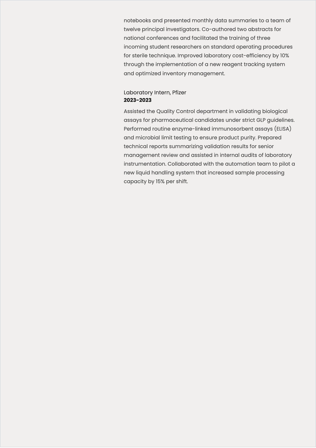 Free Graduate Research Assistant ATS Resume Template