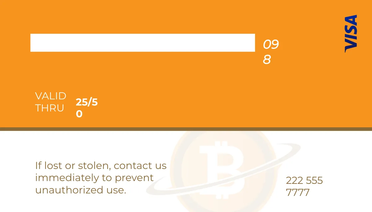 Free Cryptocurrency Cardd Template to Edit Online